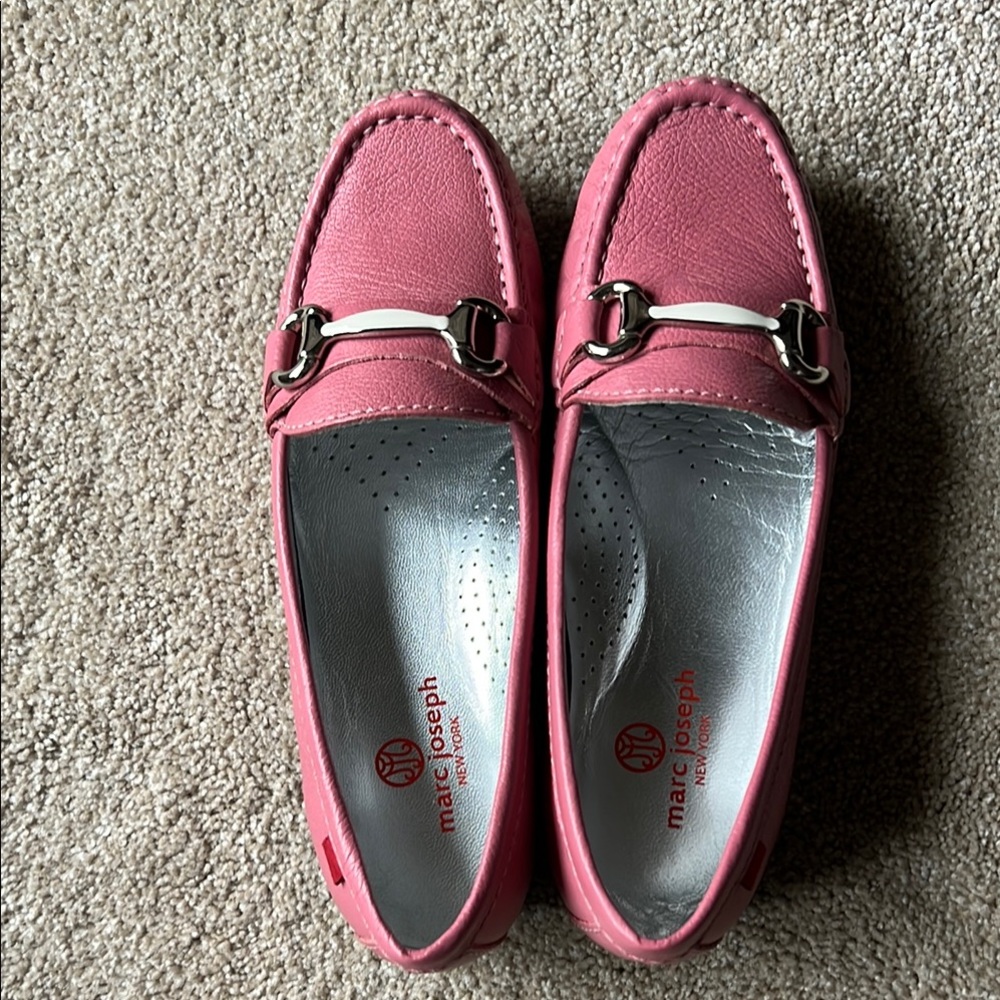 Marc Joseph Grand Street Pink Loafers for Women. 7.5. EUC.